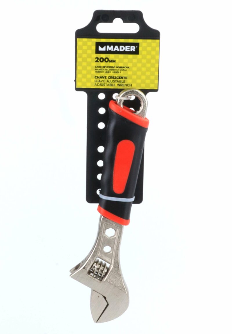 MADER 61190 - Llave Ajustable, Mango Recubierto, 8" - Imagen 6