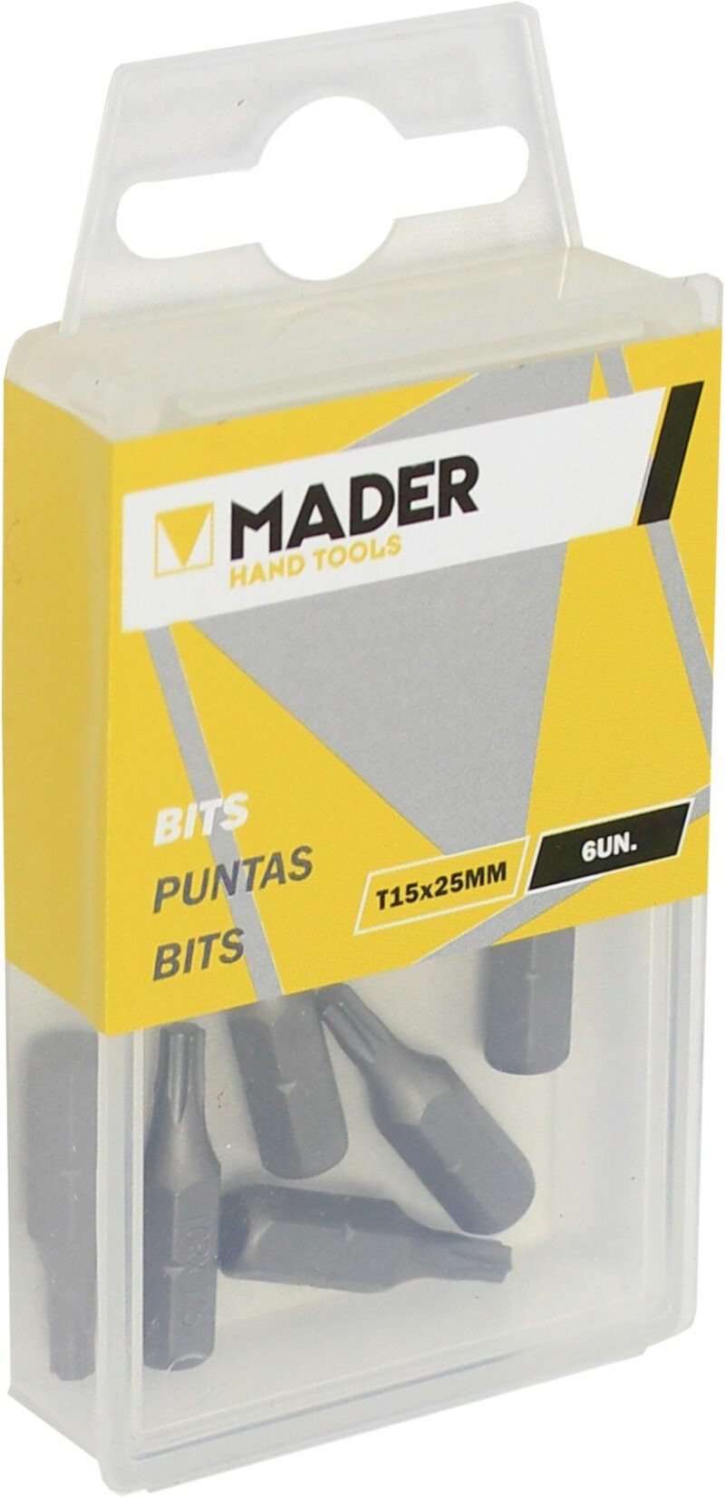 MADER 61315 - Puntas Torx T15, 25mm, 6Un