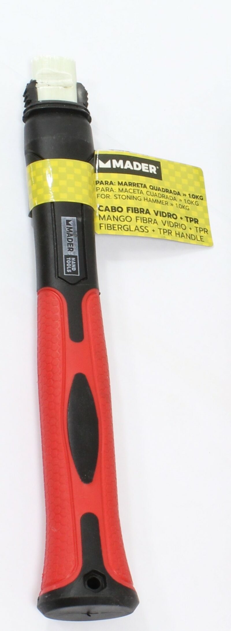 MADER 61471 - Mango Fibra Vidrio, para Maceta Cuadrada, TPR, 1Kg