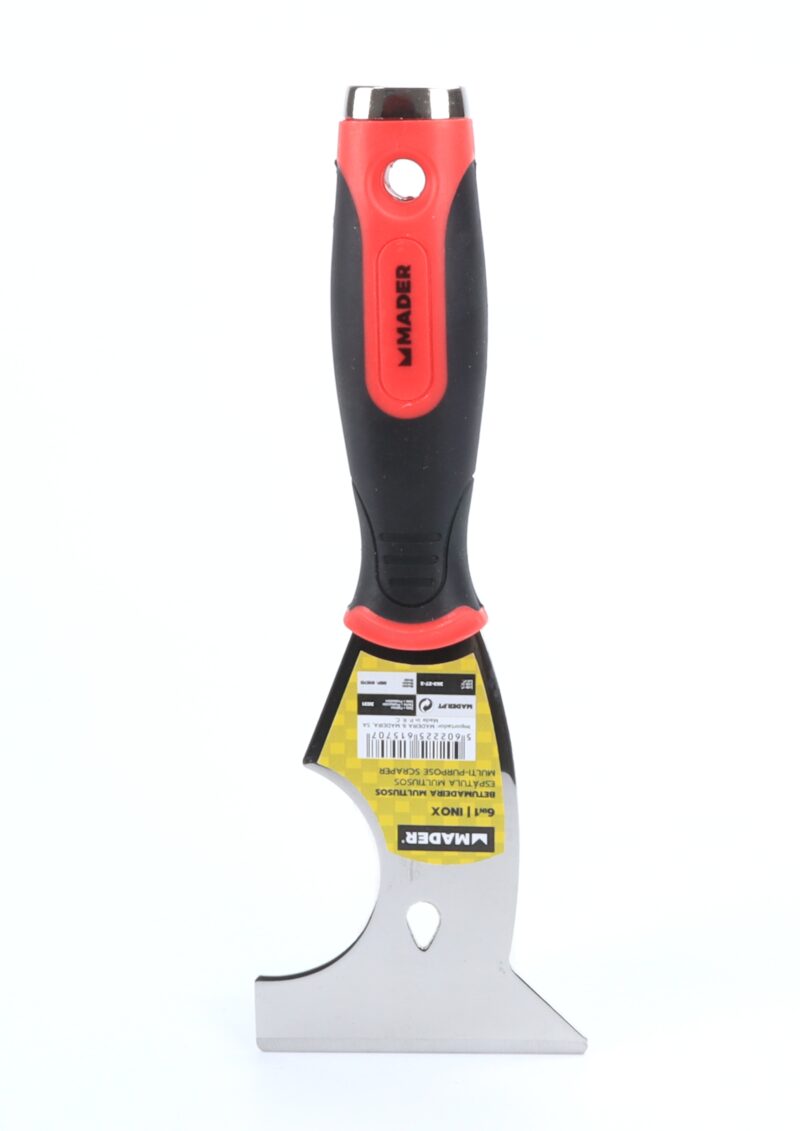 MADER 61570 - Espatula, INOX, 6 en 1