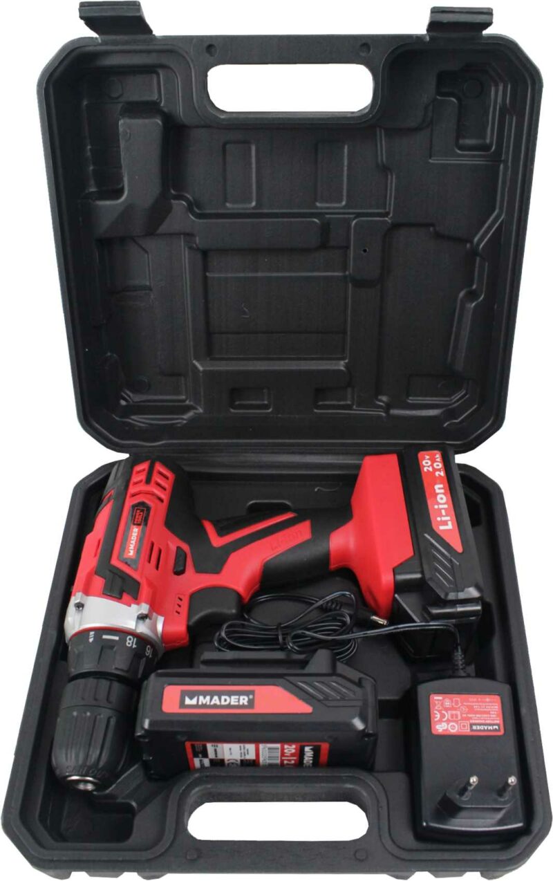 MADER 63107 - Taladro a Batería, 20V, 2AH, 10mm - Imagen 4