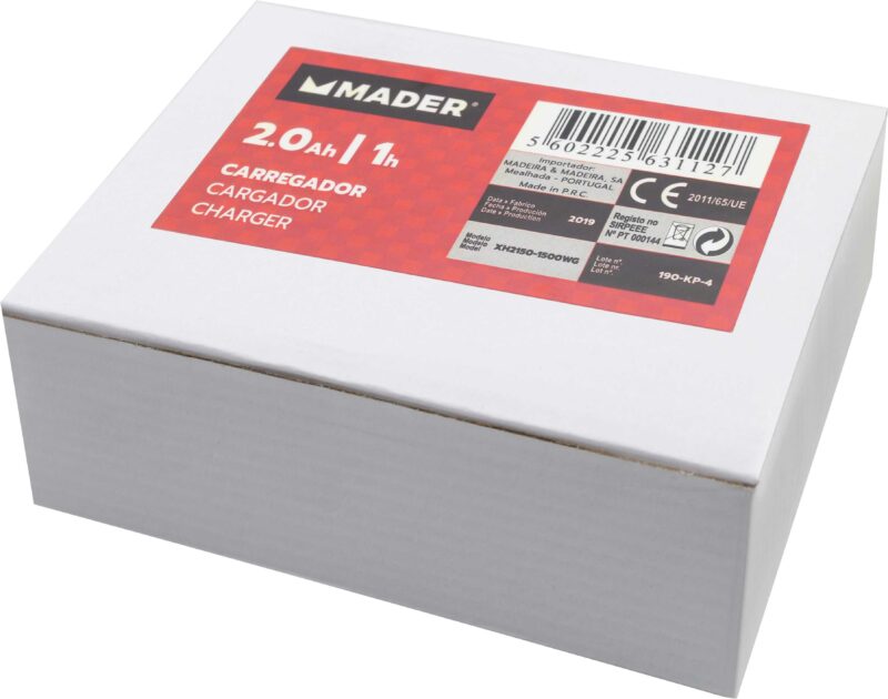 MADER 63112 - Cargador Rápido, 2.0Ah, 1h - Imagen 2