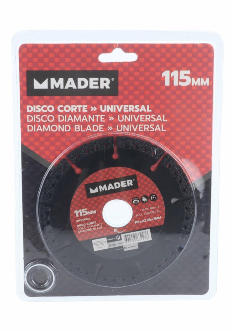 MADER 63227 - Disco Corte, Universal, 115mm - Imagen 4