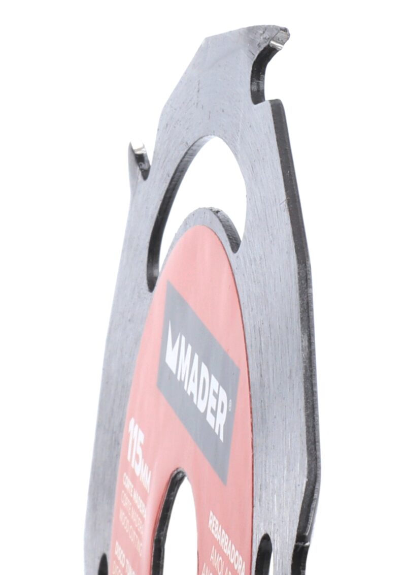 MADER 63230 - Disco Tungsteno, Corte Madera para Amoladora, 115mm - Imagen 2