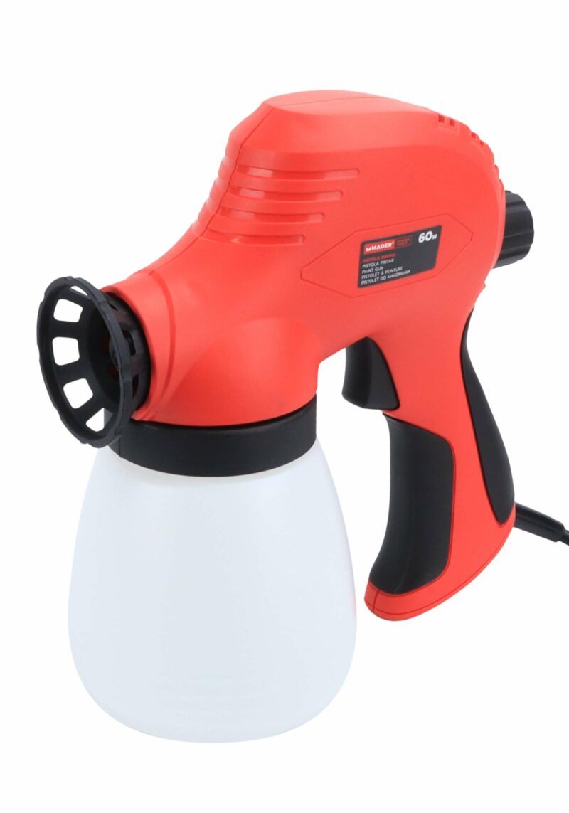 MADER 63282 - Pistola de Pintura, Eléctrica, 800mL, 60W