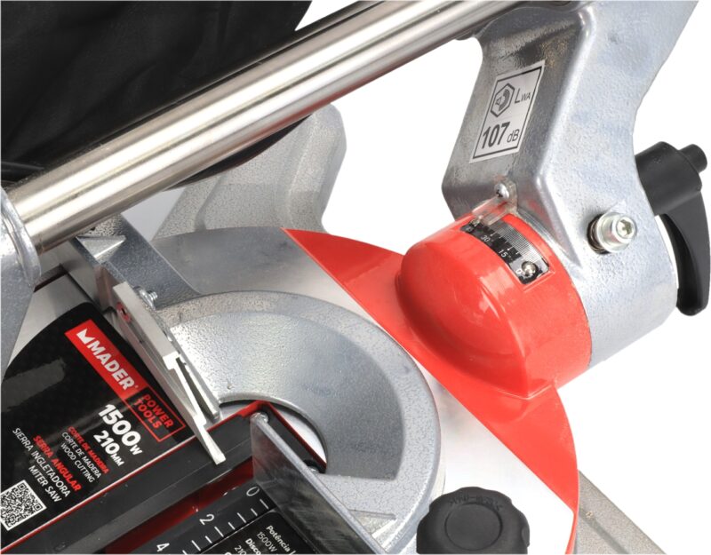 MADER 63291 - Sierra Ingletadora, 210mm, 1500W - Imagen 13
