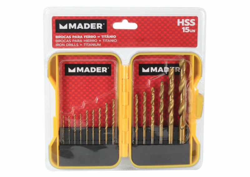 MADER 63400 - Brocas para Hierro, HSS, 15un - Imagen 3
