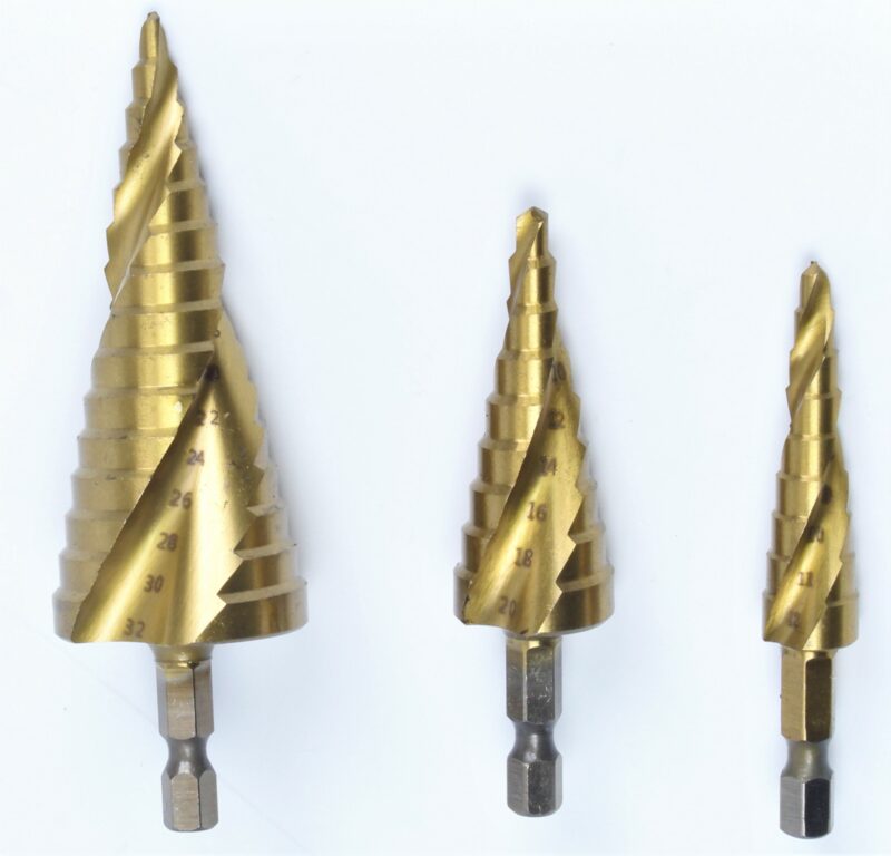 MADER 63424 - Broca Cónica, Titanio, para Metales, 3un