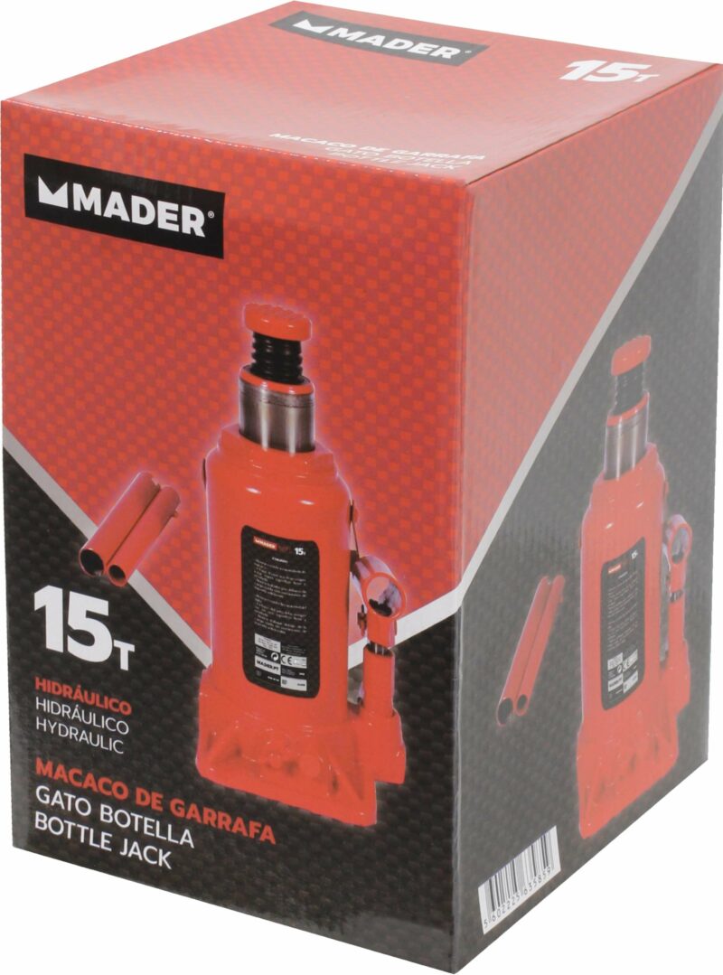 MADER 63585 - Gato de Botella, Hidraulico, 15T - Imagen 2