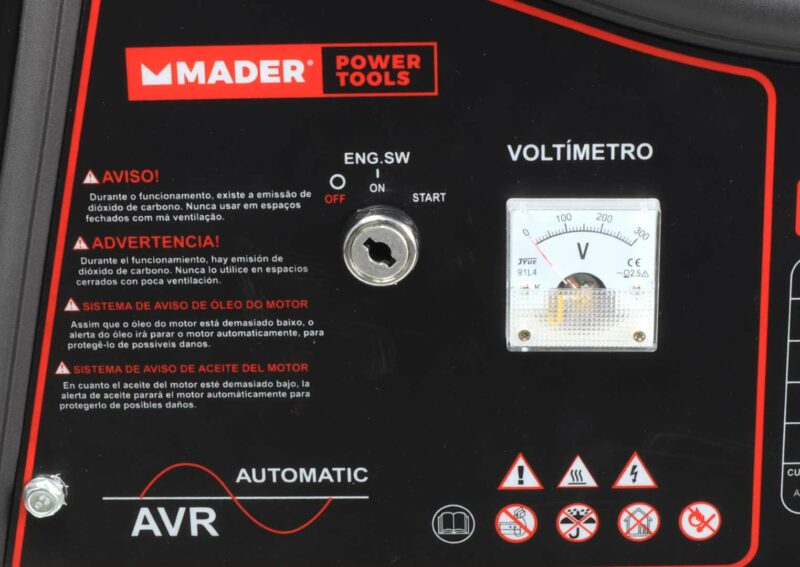 MADER 63611 - Generador, Monofásico, 5.5kVA - Imagen 8