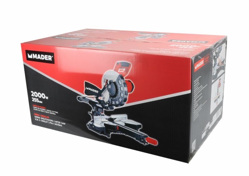 MADER 63824 - Sierra Ingletadora, 255mm, 2000W, Laser - Imagen 4
