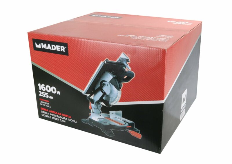 MADER 63825 - Sierra Ingletadora, Doble, 255mm, 1600W - Imagen 9