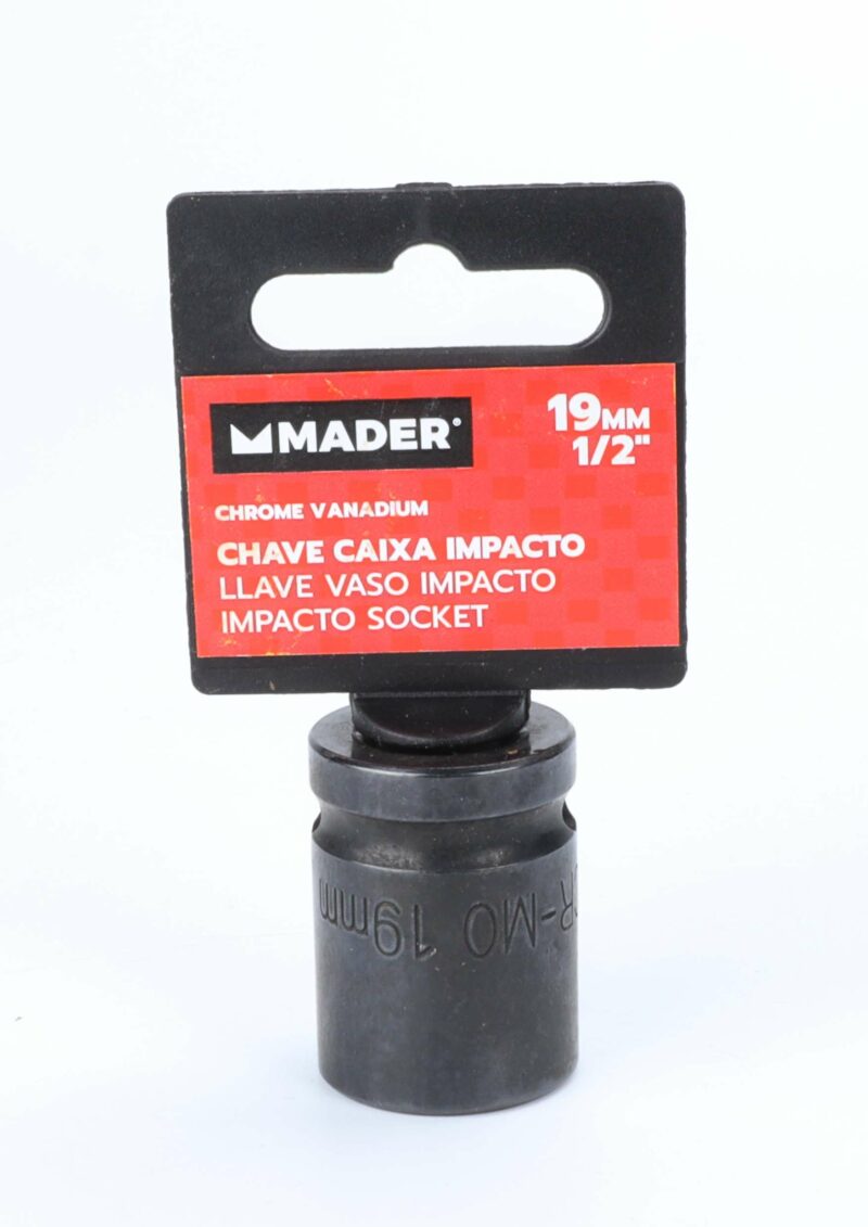 MADER 63901 - Llaves de Vaso de Impacto, 1/2", 19mm - Imagen 3