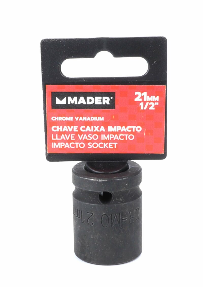 MADER 63902 - Llaves de Vaso de Impacto, 1/2", 21mm - Imagen 2