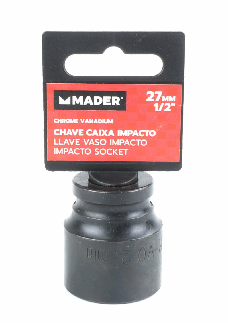 MADER 63904 - Llaves de Vaso de Impacto, 1/2", 27mm - Imagen 3