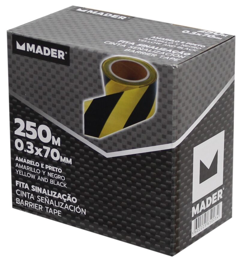 MADER 65023 - Cinta de Señalización, 250m x 7cm - Imagen 4