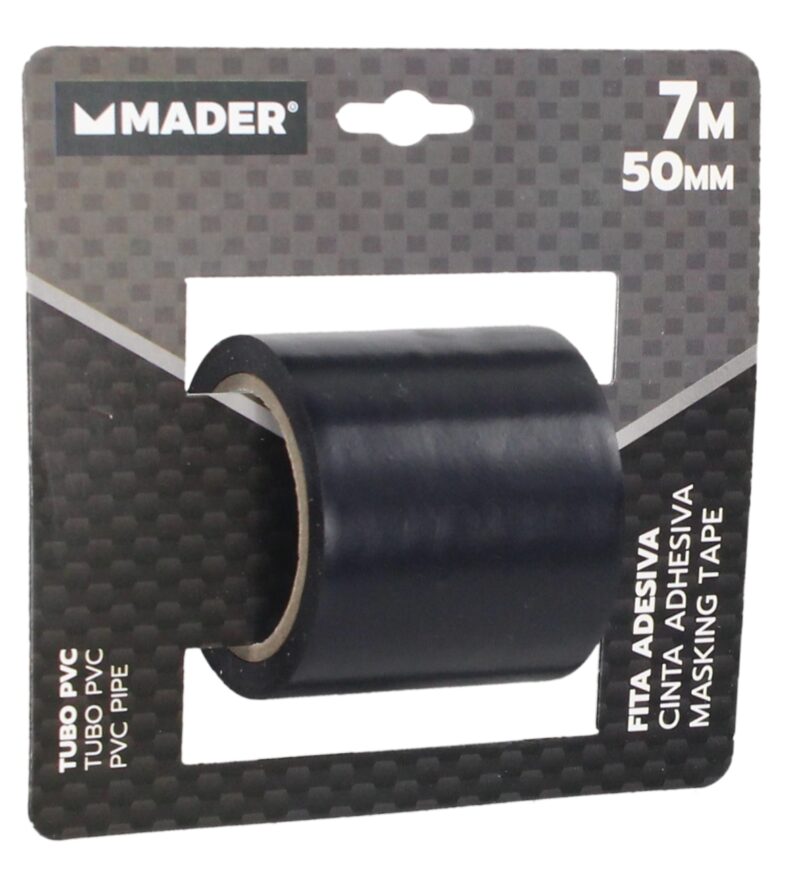 MADER 65030 - Cinta Adhesiva para Tubo PVC, 50mmx7m