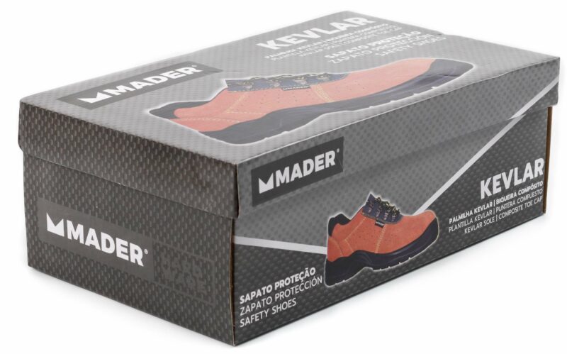 MADER 65177 - Zapato de Protección, Kevlar (P+P), S1P-SRC, SN5699, Nº38 - Imagen 3