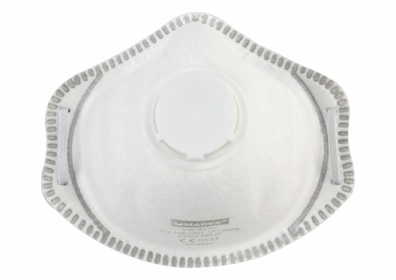 MADER 65222 - Mascara de Protección, con Válvula, FFP3, 10Un