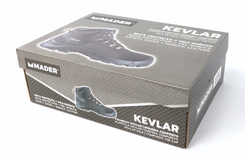 MADER 65708 - Bota de Protección, Piel Nobuck, 47 - Imagen 6