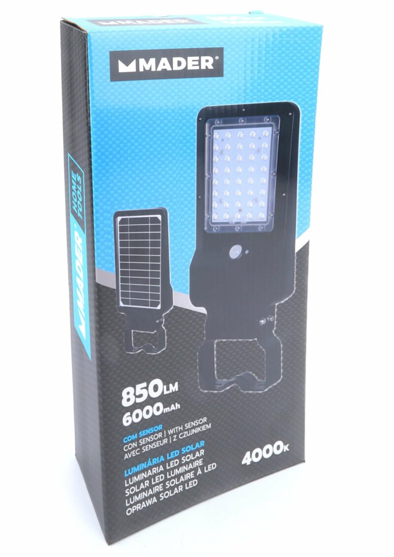 MADER 68084 - Luminaria Led, 850 Lm, Panel Solar - Imagen 5