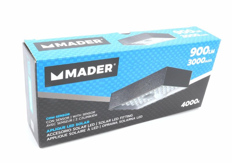 MADER 68087 - Accesorio Led, 900 Lm, Panel Solar - Imagen 2