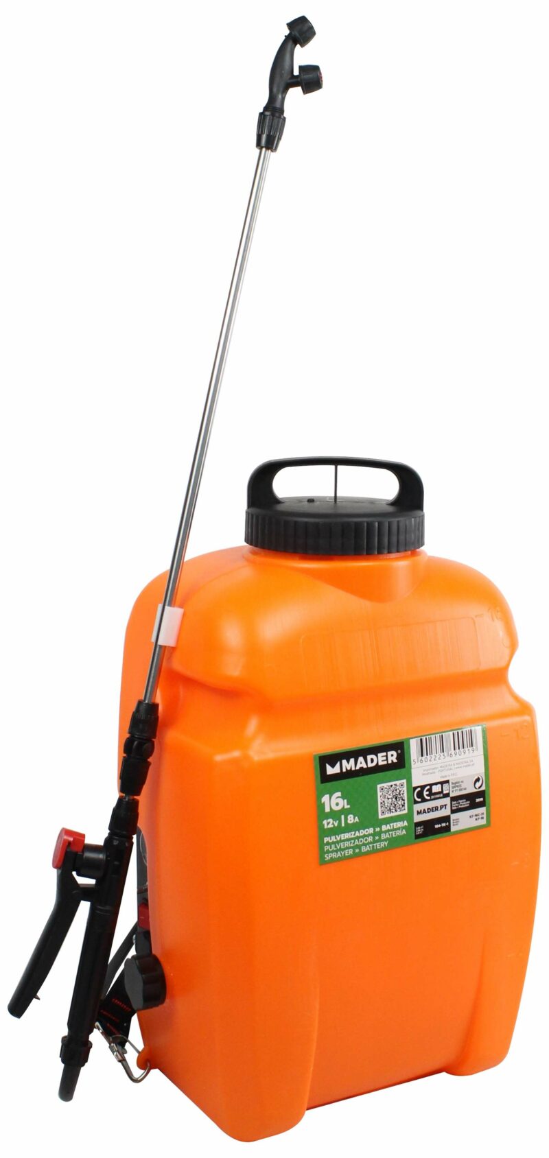 MADER 69091 - Pulverizador de Batería, tipo Mochila, 16L