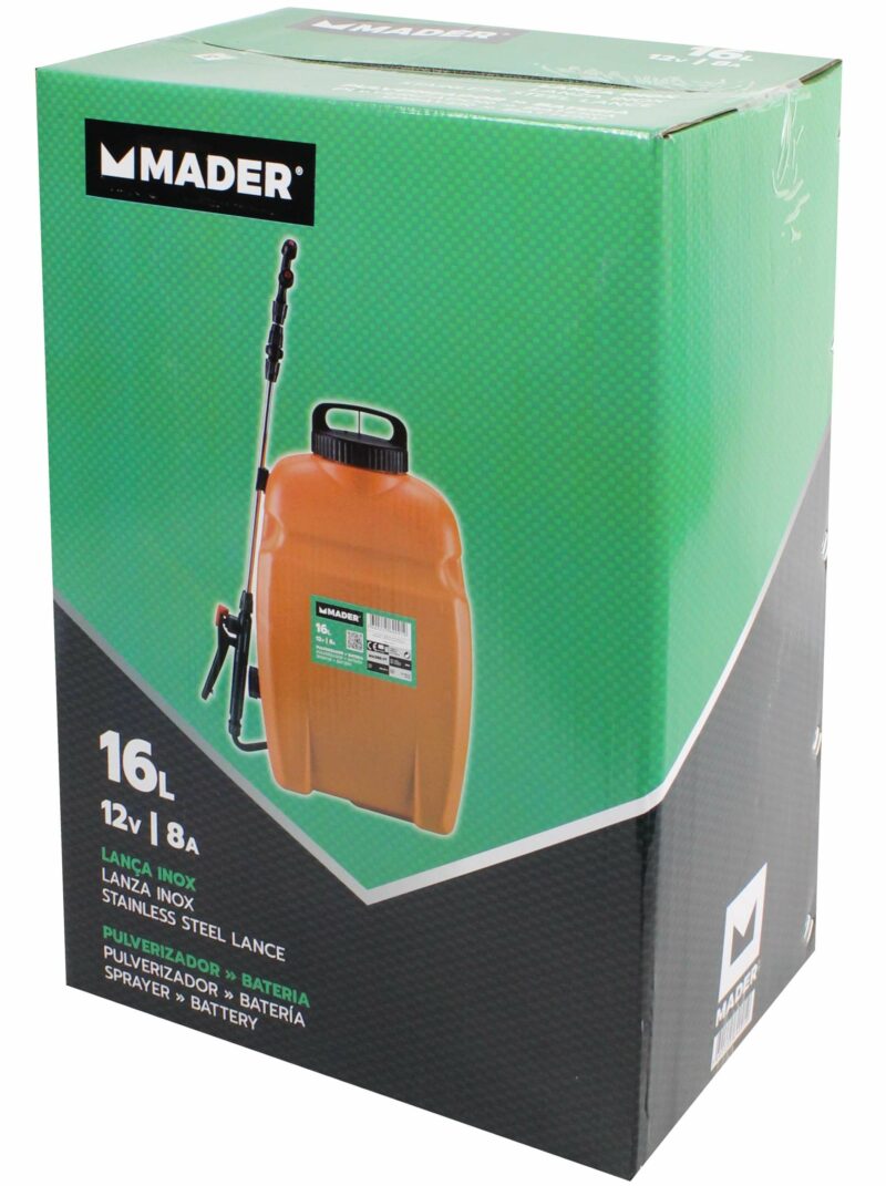 MADER 69091 - Pulverizador de Batería, tipo Mochila, 16L - Imagen 6