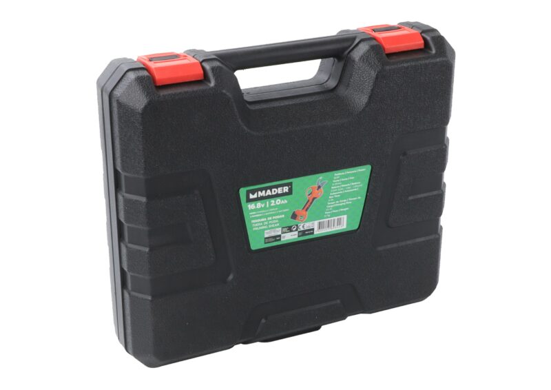 MADER 69344 - Tijera de Poda, Batería 16.8V, 2.0Ah, con Pantalla - Imagen 11