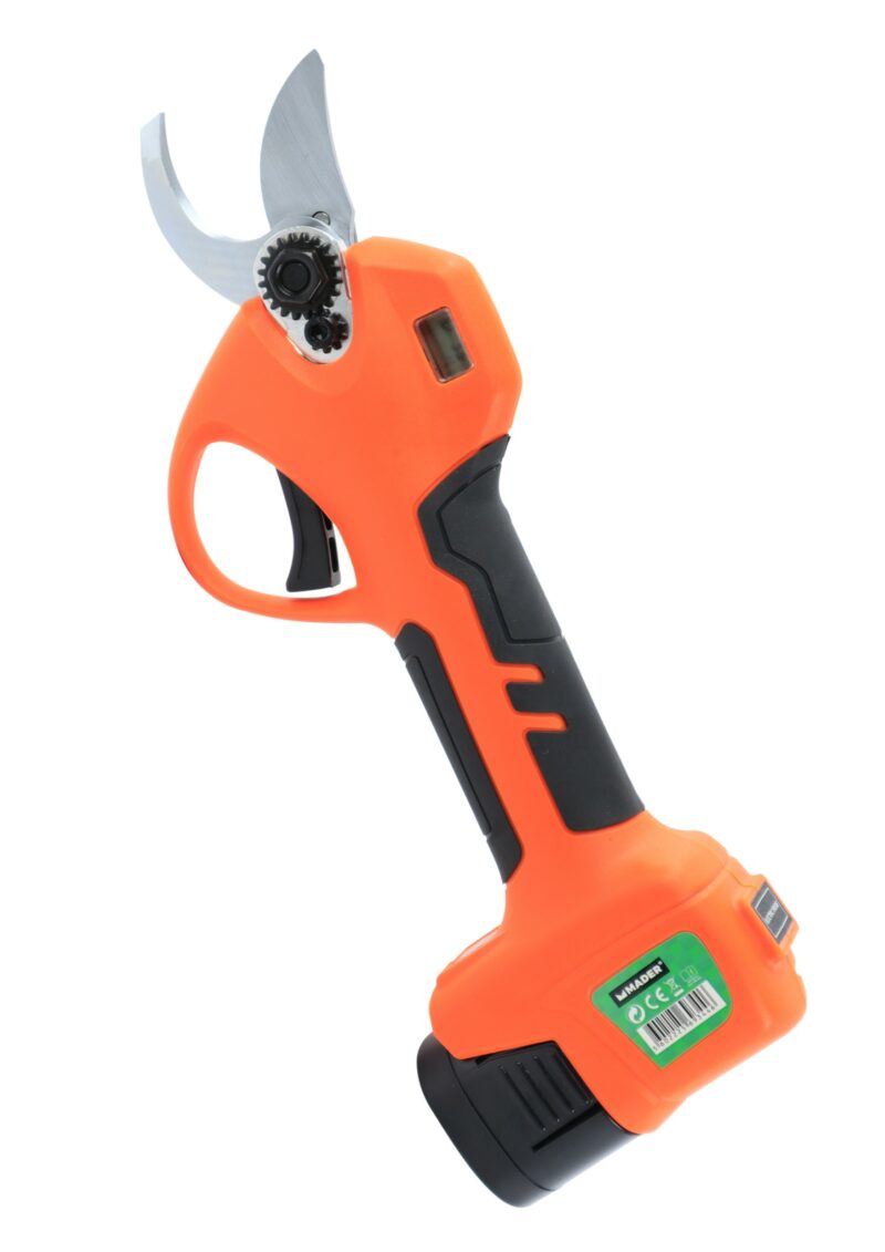MADER 69344 - Tijera de Poda, Batería 16.8V, 2.0Ah, con Pantalla - Imagen 5