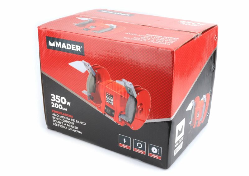 MADER 73507 - Amoladora de Banco, Eléctrica, 200mm, 350W - Imagen 5