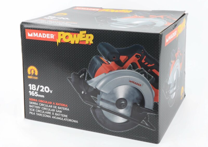 MADER 74045 - Sierra Circular, 18/20V, 165mm - MADER POWER® - Imagen 4