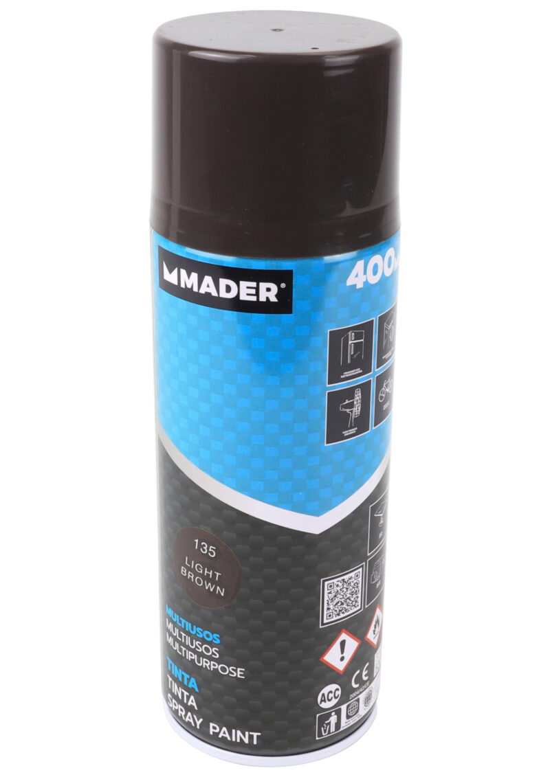 MADER 79439 - Spray Pintura, Multiusos, Light Brown, Ref. 135, 400ml