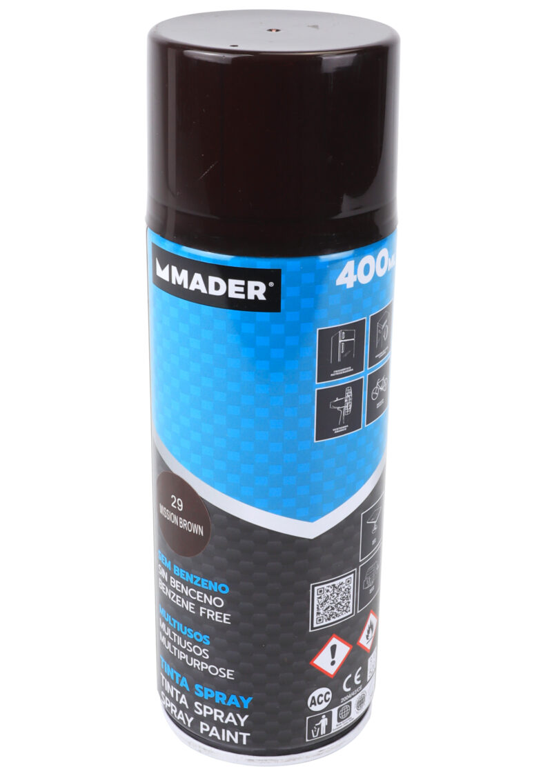 MADER 79444 - Spray Pintura, Multiusos, Mission Brown, Ref. 29, 400ml