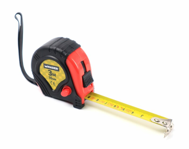 MADER 84600 - Flexómetro, 3mx16mm, 3 Frenos - Imagen 3