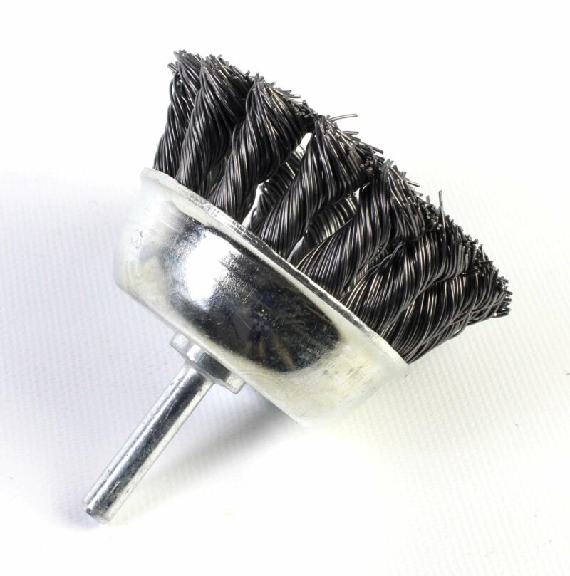 MADER 85246 - Cepillo, tipo Taza, Ø 75mm, Clavo, Acero Trenzado - SINDEX® - Imagen 3