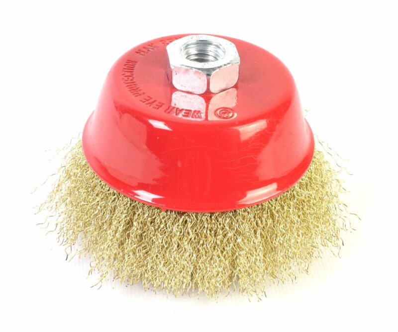 MADER 85249 - Cepillo, tipo Taza, Ø 100mm, M14, Latón - SINDEX®
