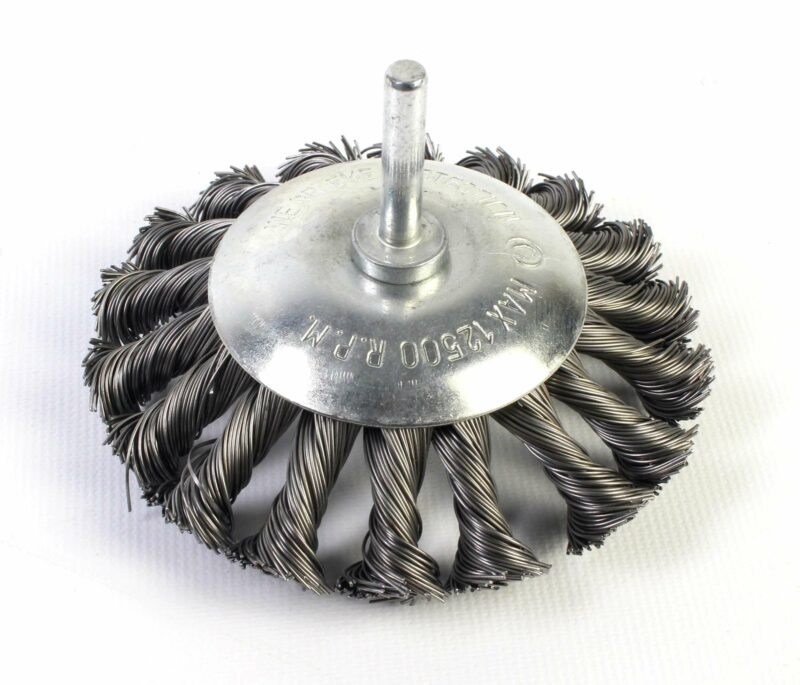 MADER 85261 - Cepillo, tipo Disco, Ø 100mm, Clavo, Acero Trenzado - SINDEX®