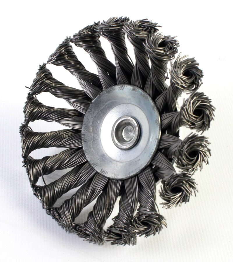 MADER 85261 - Cepillo, tipo Disco, Ø 100mm, Clavo, Acero Trenzado - SINDEX® - Imagen 2