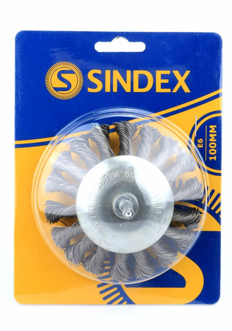 MADER 85261 - Cepillo, tipo Disco, Ø 100mm, Clavo, Acero Trenzado - SINDEX® - Imagen 4