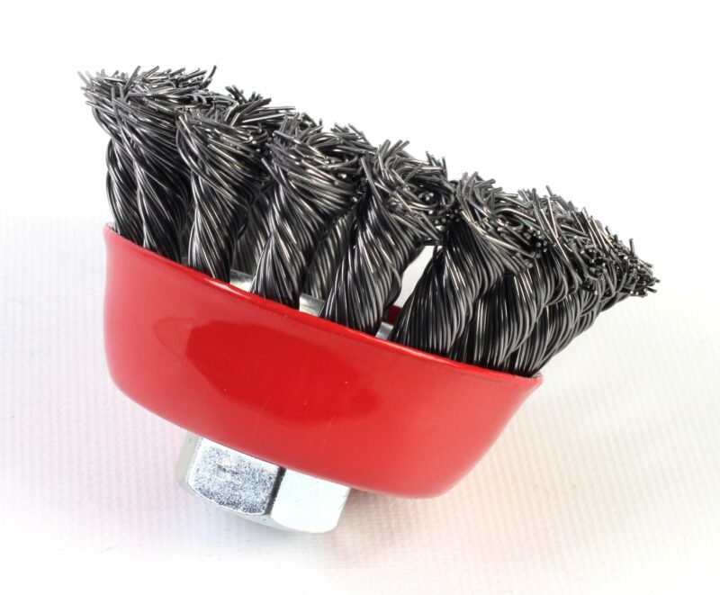 MADER 85350 - Cepillo, tipo Taza, Ø 80mm, M14, Acero Trenzado - SINDEX® - Imagen 3