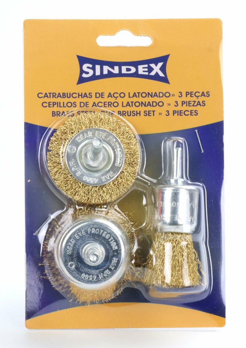 MADER 85403 - Cepillos, Surtido, 3un, Latón  - SINDEX® - Imagen 4