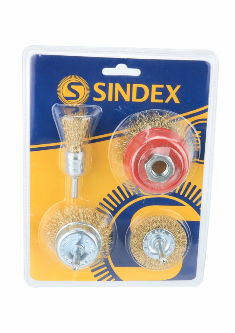 MADER 85404 - Cepillos, Surtido, 4un, Latón  - SINDEX® - Imagen 4
