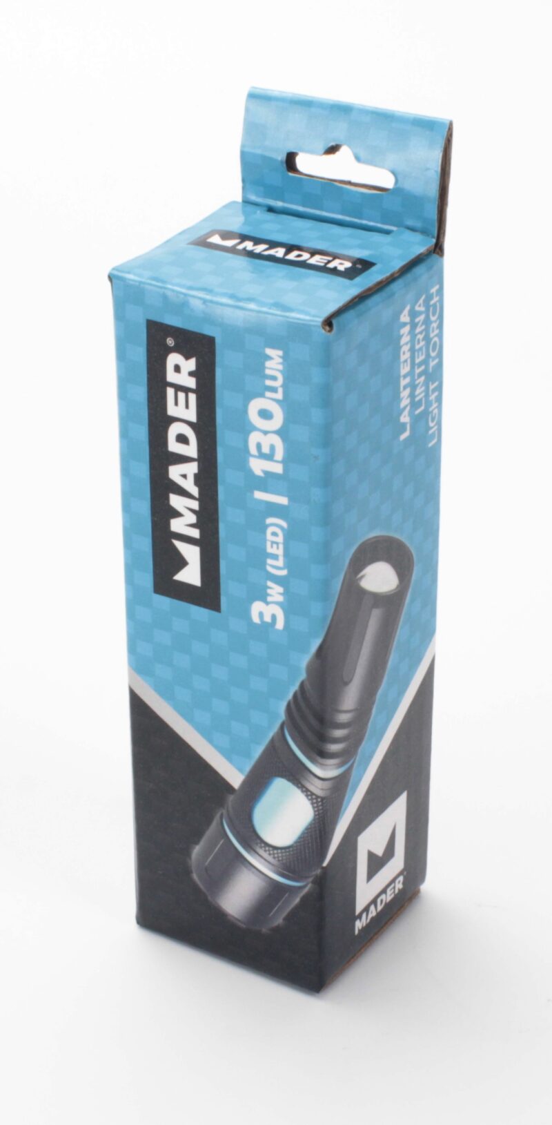 MADER 89198 - Linterna LED, 130LM, 3W, 5h - Imagen 4
