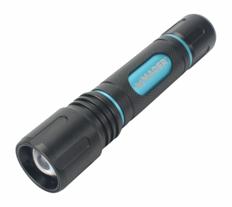 MADER 89199 - Linterna LED, Recargable, 350LM, 10W