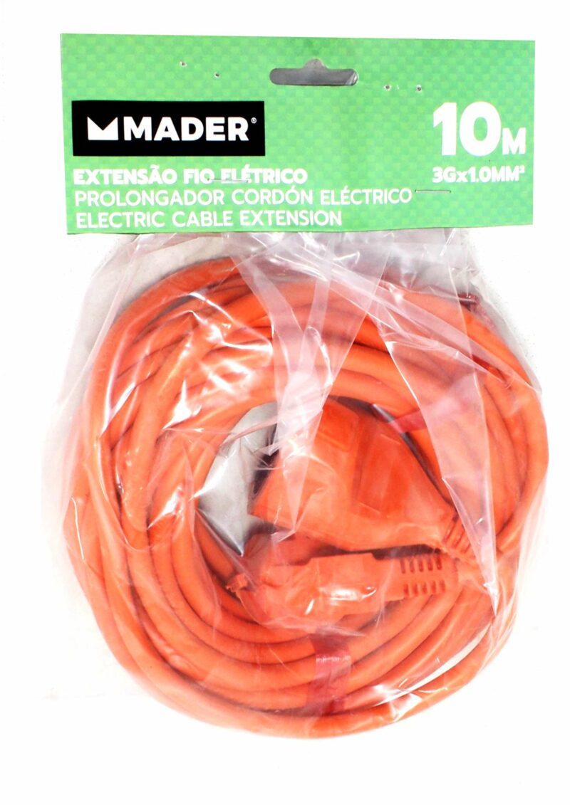 MADER 90672 - Prolongador Eléctrico, Exterior, 10m, 3Gx1.0mm² - Imagen 3