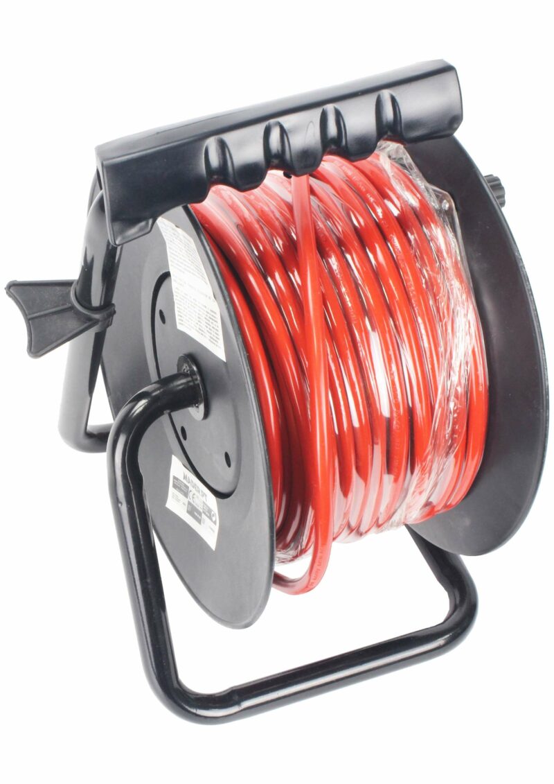 MADER 90674 - Prolongador Eléctrico, con Enrollacable, Exterior, 25m, 3G x 1,5mm² - Imagen 4