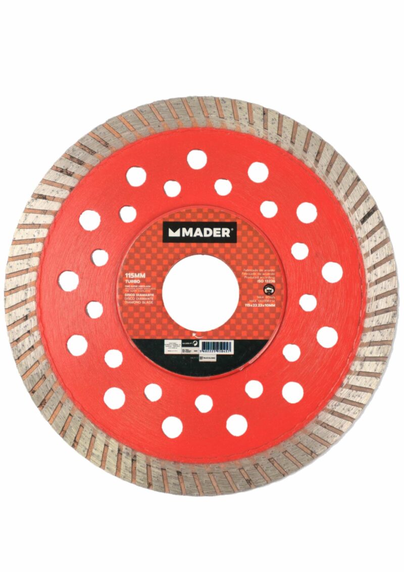 MADER 95045 - Disco Diamante, Turbo, 115mm