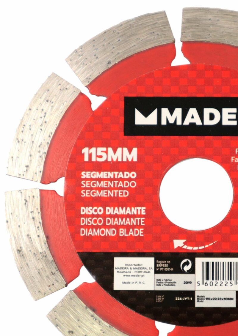 MADER 95047 - Disco Diamante, Segmentado, 115mm - Imagen 2