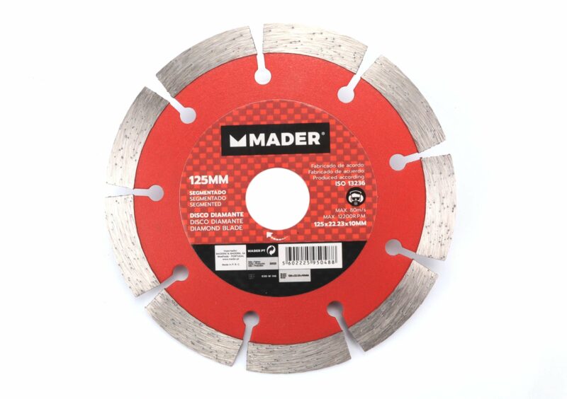 MADER 95048 - Disco Diamante, Segmentado, 125mm